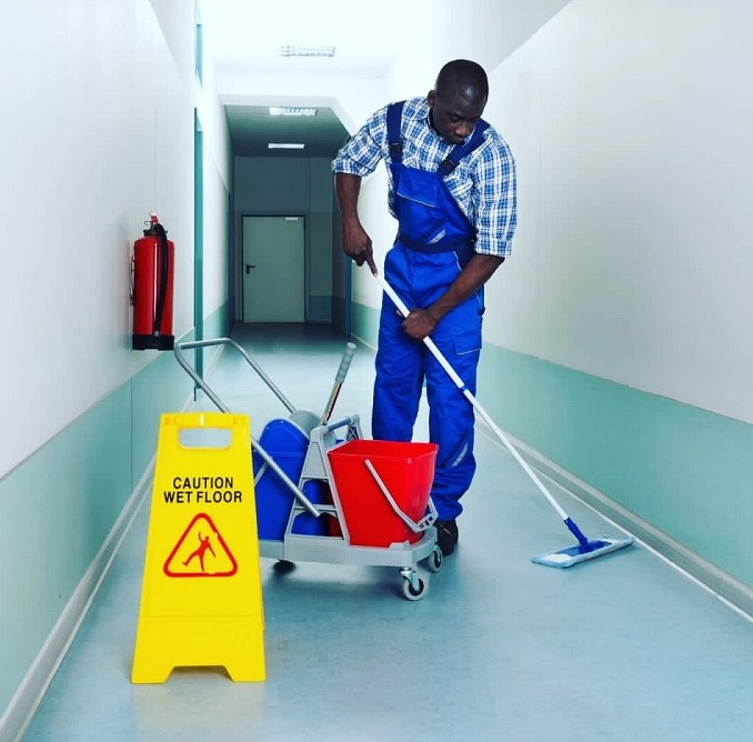 male cleaner